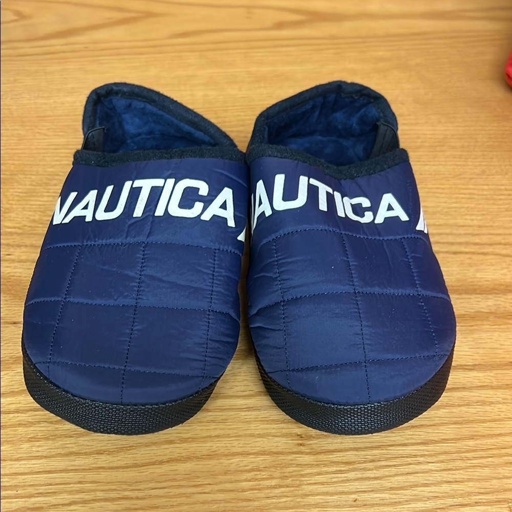 Nautica Blue Quilted Slip-Ons